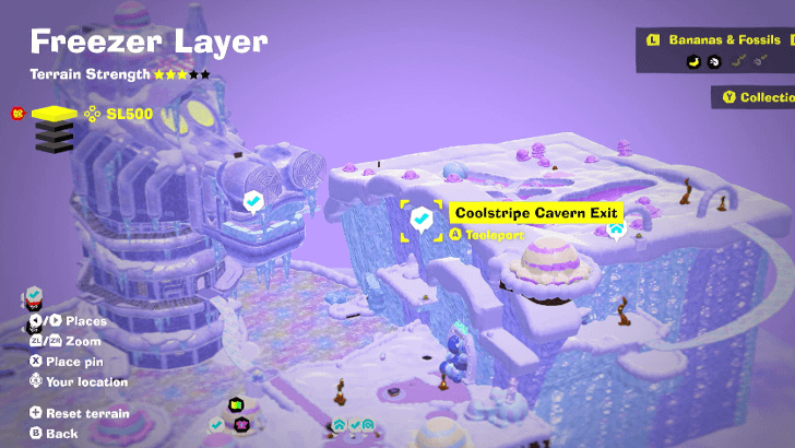 Coolstripe Cavern Exit Checkpoint Checkpoint Map Location