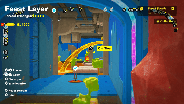 Old Tire 42 Fossil Map Location