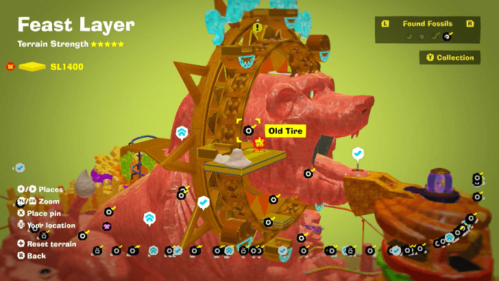 Old Tire 43 Fossil Map Location