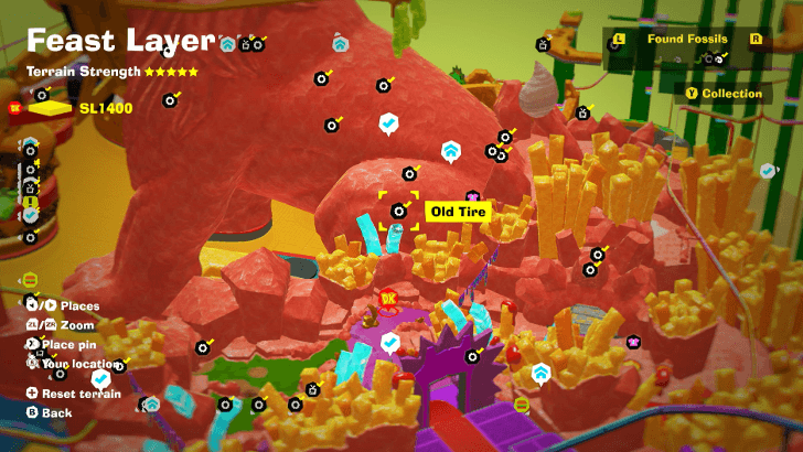 Old Tire 41 Fossil Map Location