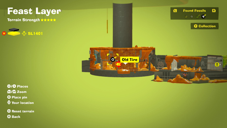 Old Tire 44 Fossil Map Location