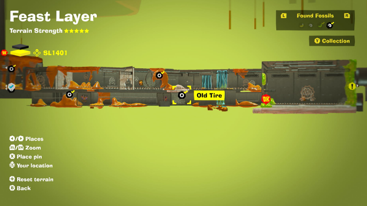 Old Tire 48 Fossil Map Location