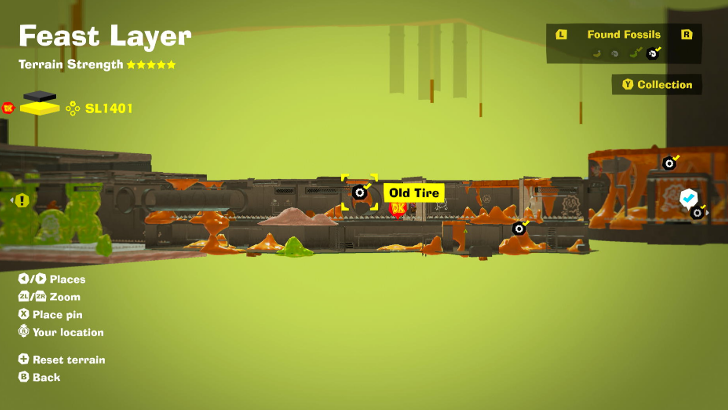 Old Tire 47 Fossil Map Location