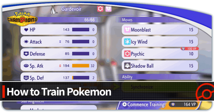 Pokemon Champion How to Train