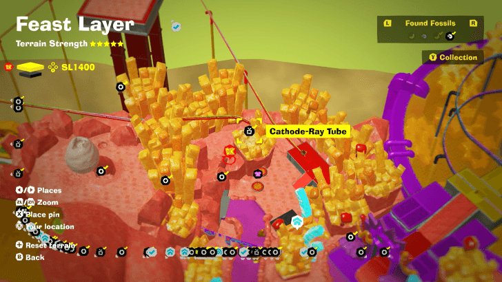 Cathode-Ray Tube 10 Fossil Map Location