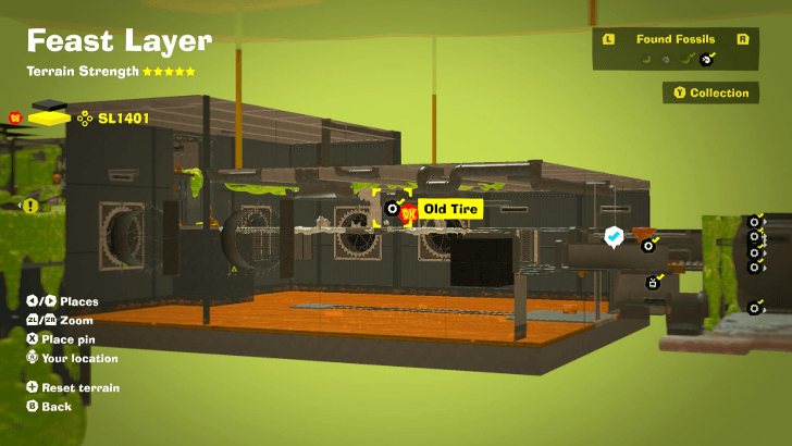 Old Tire 52 Fossil Map Location