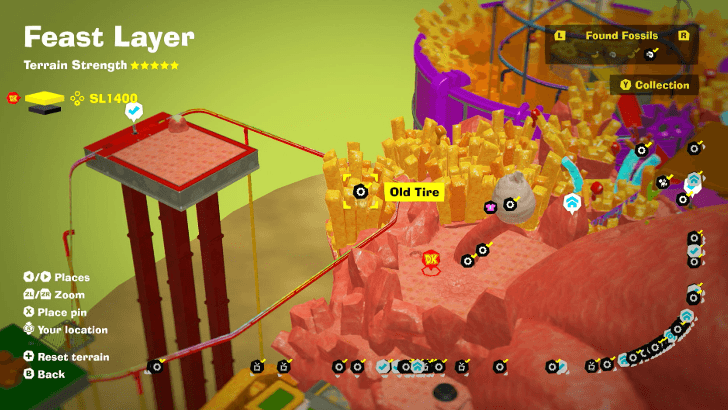 Old Tire 56 Fossil Map Location