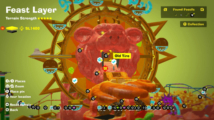 Old Tire 57 Fossil Map Location