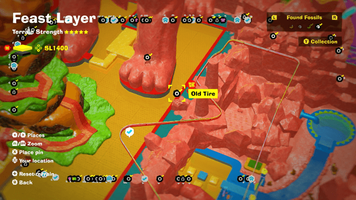 Old Tire 60 Fossil Map Location