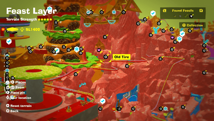 Old Tire 61 Fossil Map Location