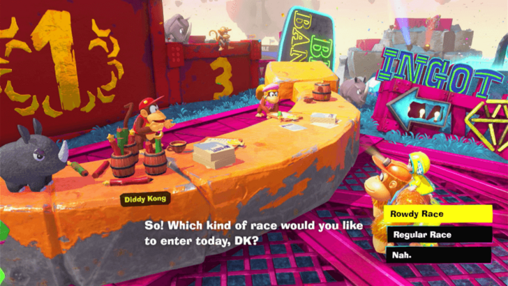 Rumbling with Rambi Banandium Gem Overworld Location