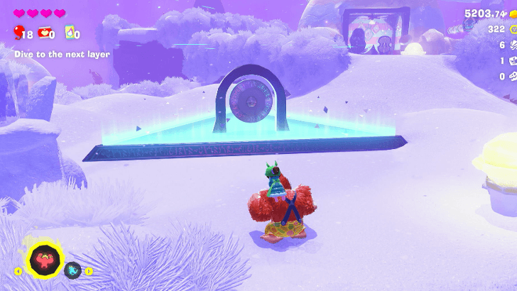 Snowy Crossroads Warp Gong Warp Gong Overworld Location