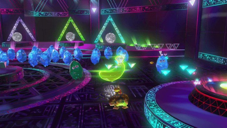 Dig the Groovy Nightlife Banandium Gem Overworld Location