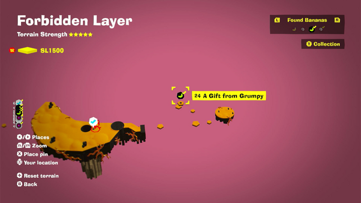 A Gift from Grumpy Banandium Gem Map Location