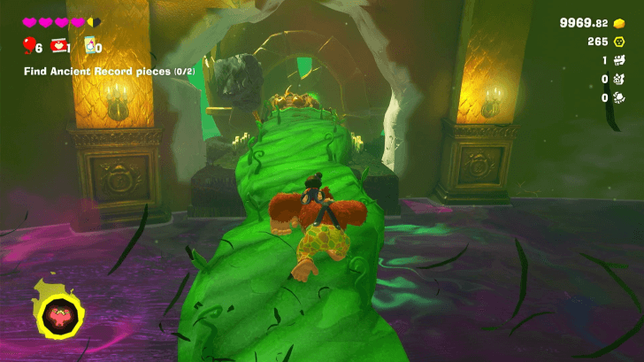 Throw a Seed at the Wooden Crockoid to Make a Bridge.png