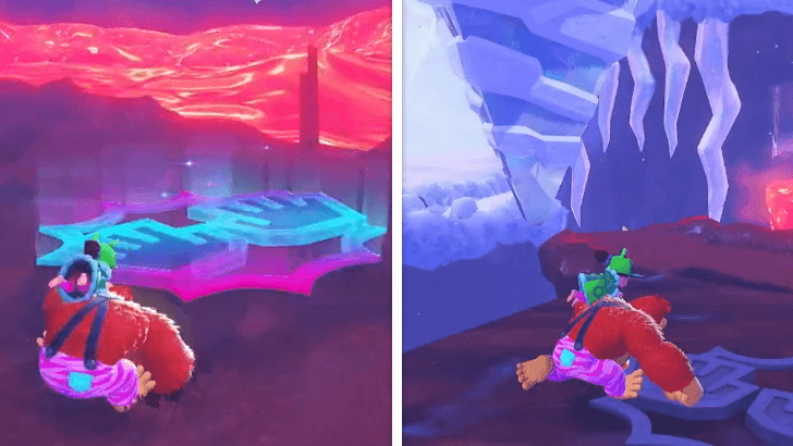 Use the Hand Slap to build a tower