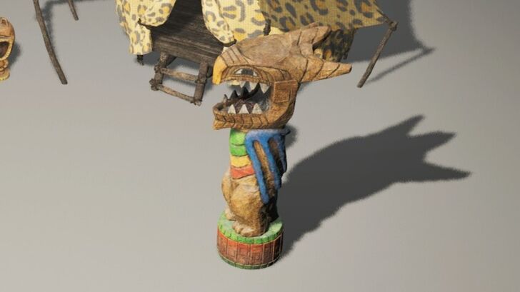 Carved Wooden Lantern Furniture