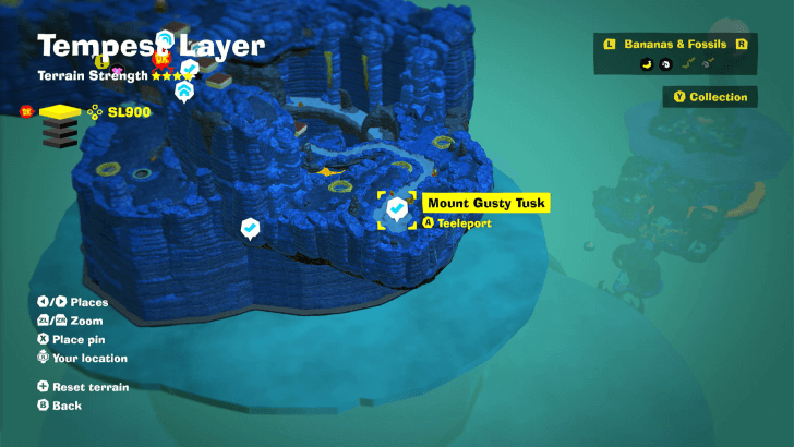 Mount Gusty Tusk Checkpoint Map Location