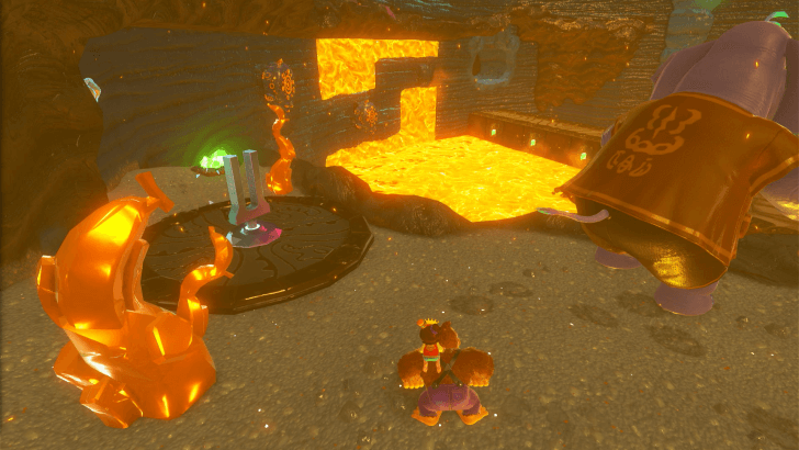 Lava Lake Walkway Checkpoint Overworld Location