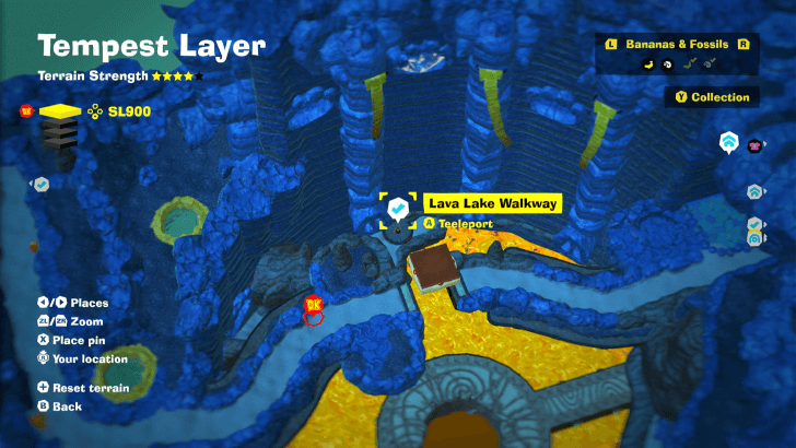 Lava Lake Walkway Checkpoint Map Location