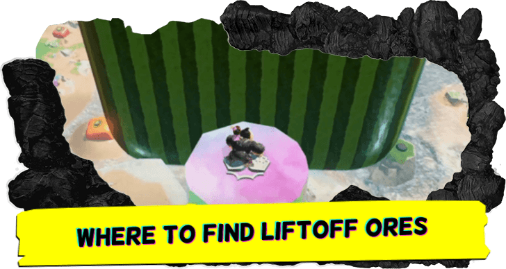 Donkey Kong Bananza - Where to Find Liftoff Ores