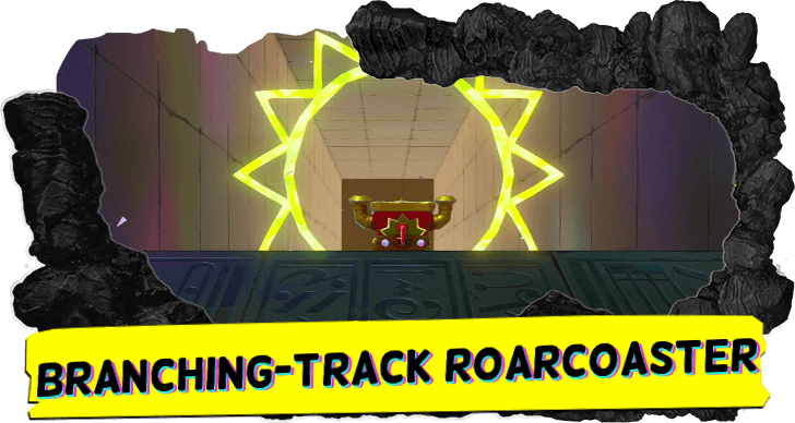 Branching-Track Roarcoaster Guide and Banana Locations