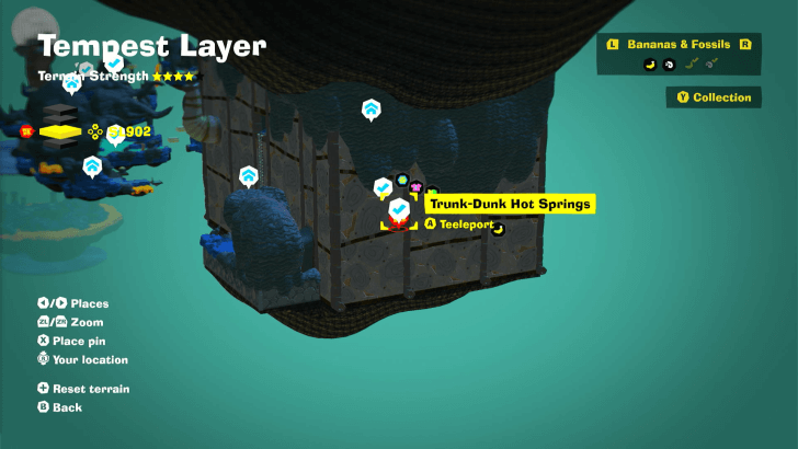 Trunk-Dunk Hot Springs Checkpoint Map Location