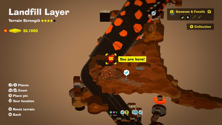 Quaking for Gold Bonus Stage Map Location