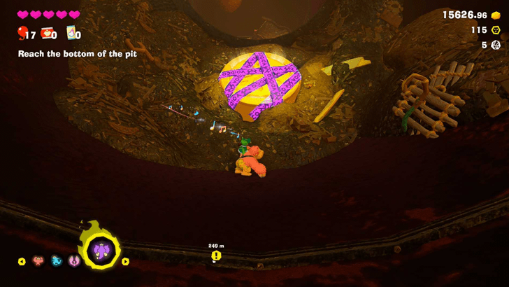 Quaking for Gold Bonus Stage Overworld