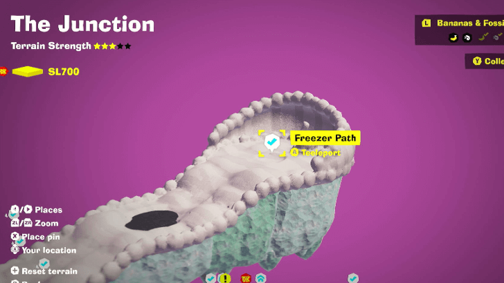 Freezer Path Checkpoint Checkpoint Map Location