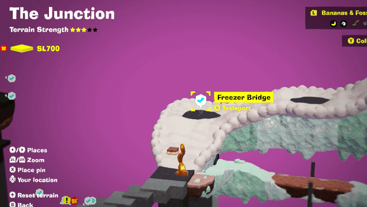 Freezer Bridge Checkpoint Checkpoint Map Location