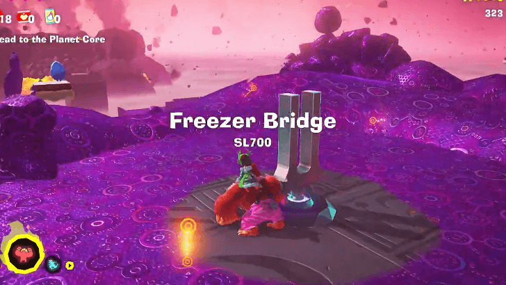 Freezer Bridge Checkpoint Checkpoint Overworld Location