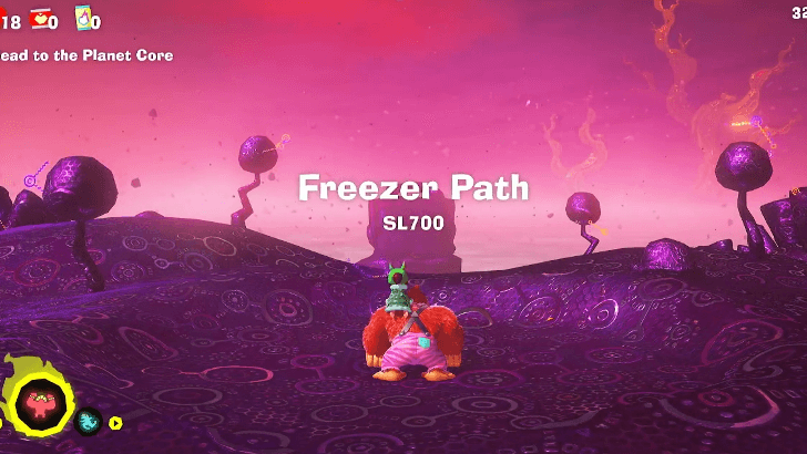 Freezer Path Checkpoint Checkpoint Overworld Location