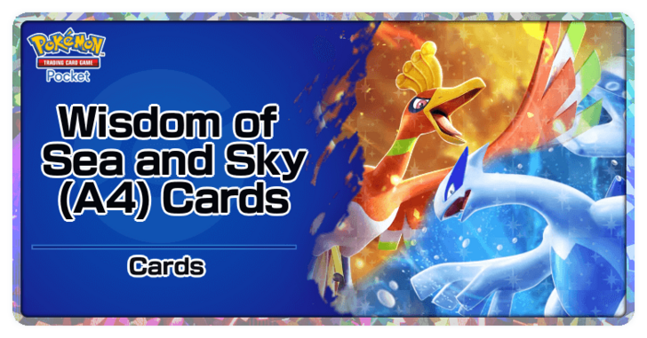 Pokemon TCG Pocket - Wisdom of Sea and Sky Top Banner