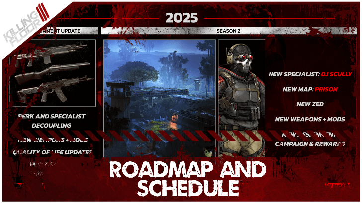 Killing Floor 3 Roadmap and Schedule