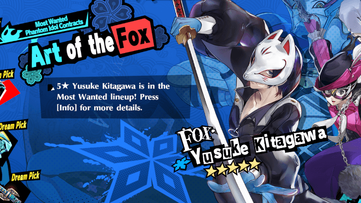 Persona 5 The Phantom X Art of the Fox Banner