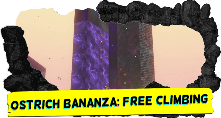 Ostrich Bananza Free Climbing Guide and Banana Locations