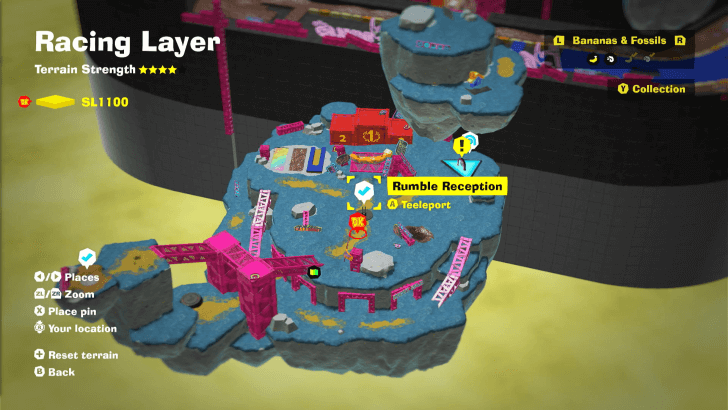 Rumble Reception Checkpoint Checkpoint Map Location