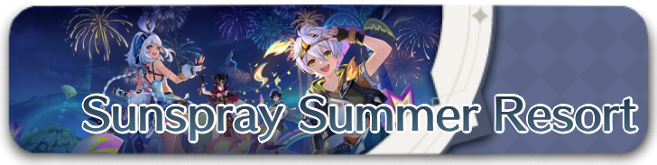 Genshin - Slim Partial Banner Sunspray Resort