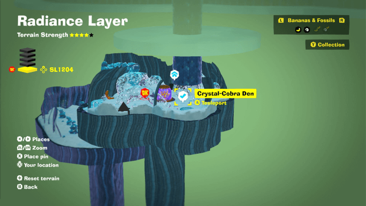 Crystal-Cobra Den Checkpoint Checkpoint Map Location