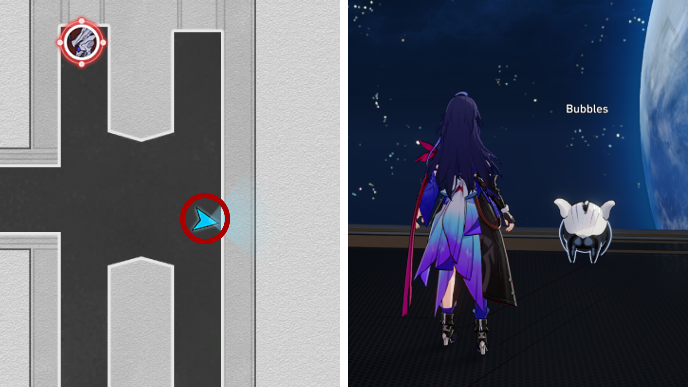 Honkai Star Rail - Trotter Location in Herta Space Station