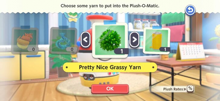 Plush o Matic Yarn Selection