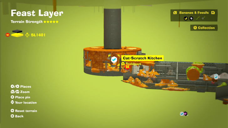 Cat-Scratch Kitchen Checkpoint Checkpoint Map Location