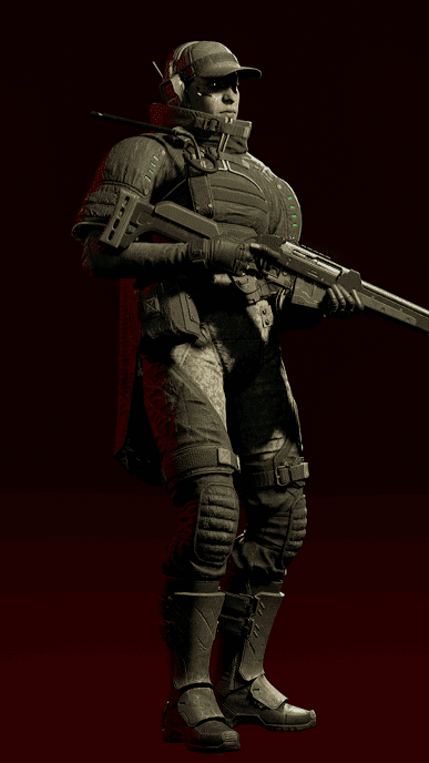 Killing Floor 3 Militarized Uniform - Luna