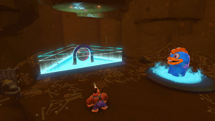 Trashtopia Warp Gong Warp Gong Overworld Location