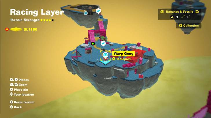 Rumble Reception Warp Gong Map Location