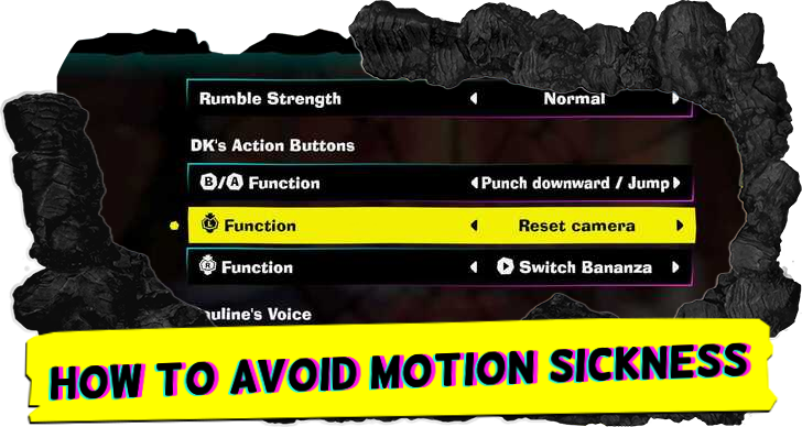 Donkey Kong Bananza - How to Avoid Motion Sickness