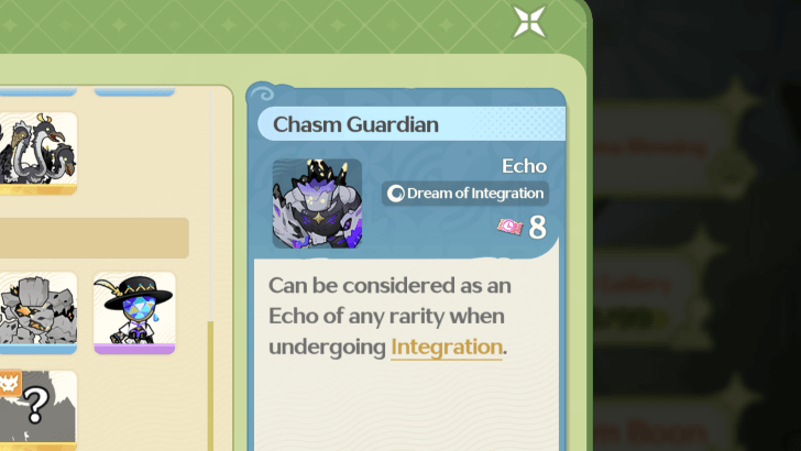 Chasm Guardian Phantasma Dreamland Tooltip
