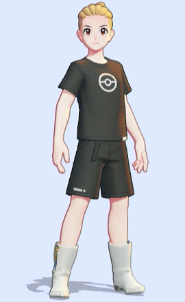 Captain Set (Gyarados, Marine Blue): Shoes Preview