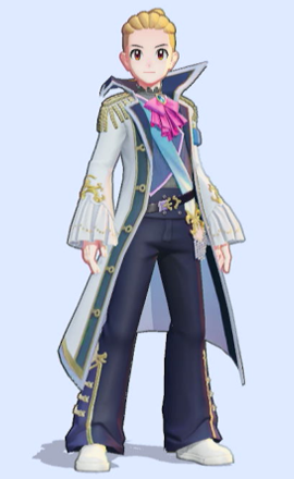 Captain Set (Gyarados, Marine Blue): Top and Bottom Preview